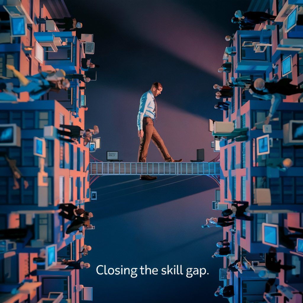 Thought Leadership Ad Closing The Skill Gap